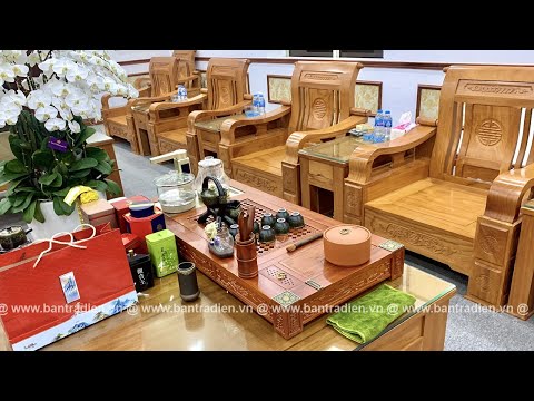Video FullHD - Giới thiệu mẫu bàn trà cao cấp gỗ hương L2506... - youtube