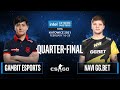 CS:GO - Gambit Esports vs. NAVI GG.BET [Overpass] Map 1 - IEM Katowice 2021 - Quarter-final