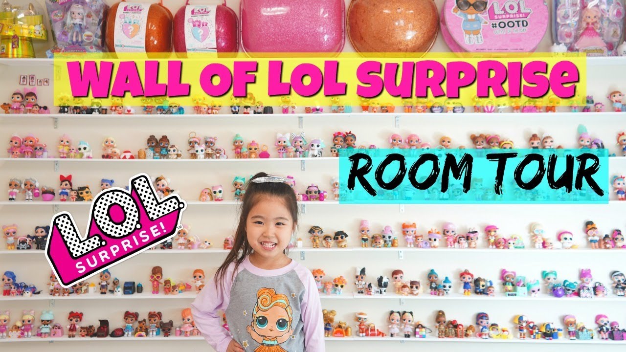 Room Tour Entire LOL Surprise Collection Series 1, 2, 3, 4 Eye Spy 5 Hairgoals + All Limited Edition videos for cats