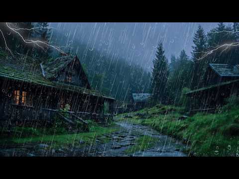 Lluvia Relajante para Dormir Profundamente - Quedarse Dormido en Menos 2 min con Sonido de Lluvia