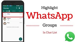 How To Highlight WhatsApp Groups in Chat List screenshot 2