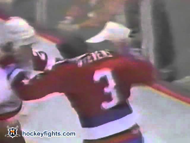 🤜🏼💥 Red wings Bob Probert vs Penguins Marty McSorley💥 🤛🏼with