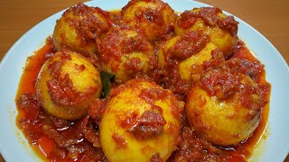 RESEP TELUR BALADO PEDAS MANIS | BALADO TELUR