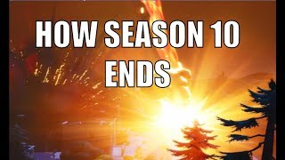 Fortnite Season 10 Event Ending Meteor Impact Destroys Map