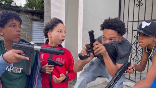 THE KINGS AS A CHILD, HIDE AND SEEK 🤣 WITH A BALL PISTOL IN ACTION PART 3
