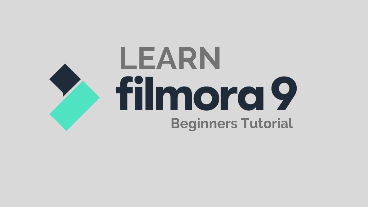 Filmora9 Tutorial Designed For Beginners Youtube