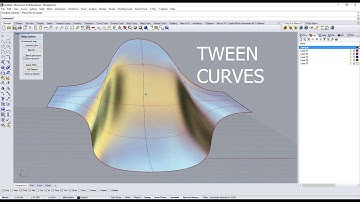 Concept Modelling with Tween Curves in Rhino 3D