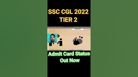 SSC CGL 2022 TIER 2 Admit Card Status Out NWR region and all other region #shorts