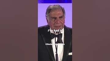 Ratan Tata Speech | Inspirational Speech