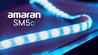 Introducing the amaran SM5c RGB Smart Pixel Strip Light | Personalize Your Space