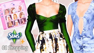 CC SHOP WITH ME + TRY ON HAUL ️ (HAIR, CLOTHES, MAKEUP) // The Sims 3