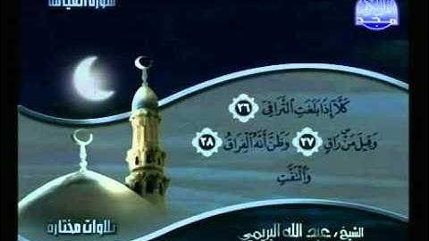 التلاوات المختارة | عبد الله البريمي ( سورة القيامة )