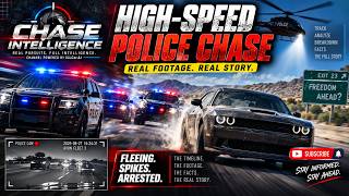 Details Suspect Bails From Moving Car After 12-Mile Police Chase #highspeedchase #policechase #cops Update