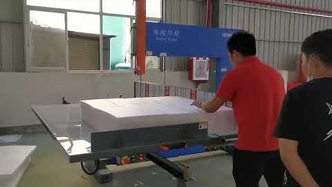 Huasu EPE Foam Cutting Machine Manufacturer | Foam Board Manual Vertical Cutting Machine