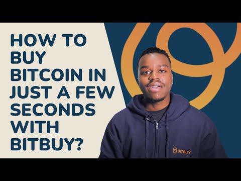 How do I buy Bitcoin in just a few seconds with Bitbuy?