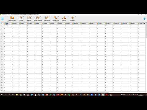 JASP Data Basics Introductory Statistics