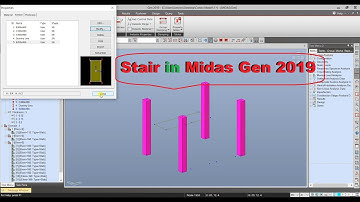 Modeling Stair in Midas Gen 2019 Part 6 [Engineering Services]