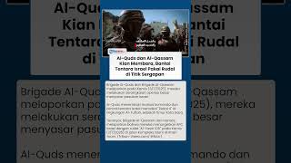 Kekuatan Pejuang Gaza Makin Membara, Bantai Tentara Israel Tembaki Markas Di Lokasi Sergapan