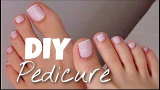 DIY Pedicure Transformation at Home  *DEEP CLEANING* | طريقة عمل باديكير القدم في البيت