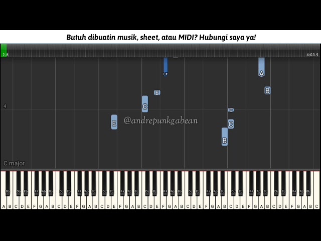 [TUTORIAL] Takkan Berpaling DariMu - Rossa | @andrepunkgabean class=