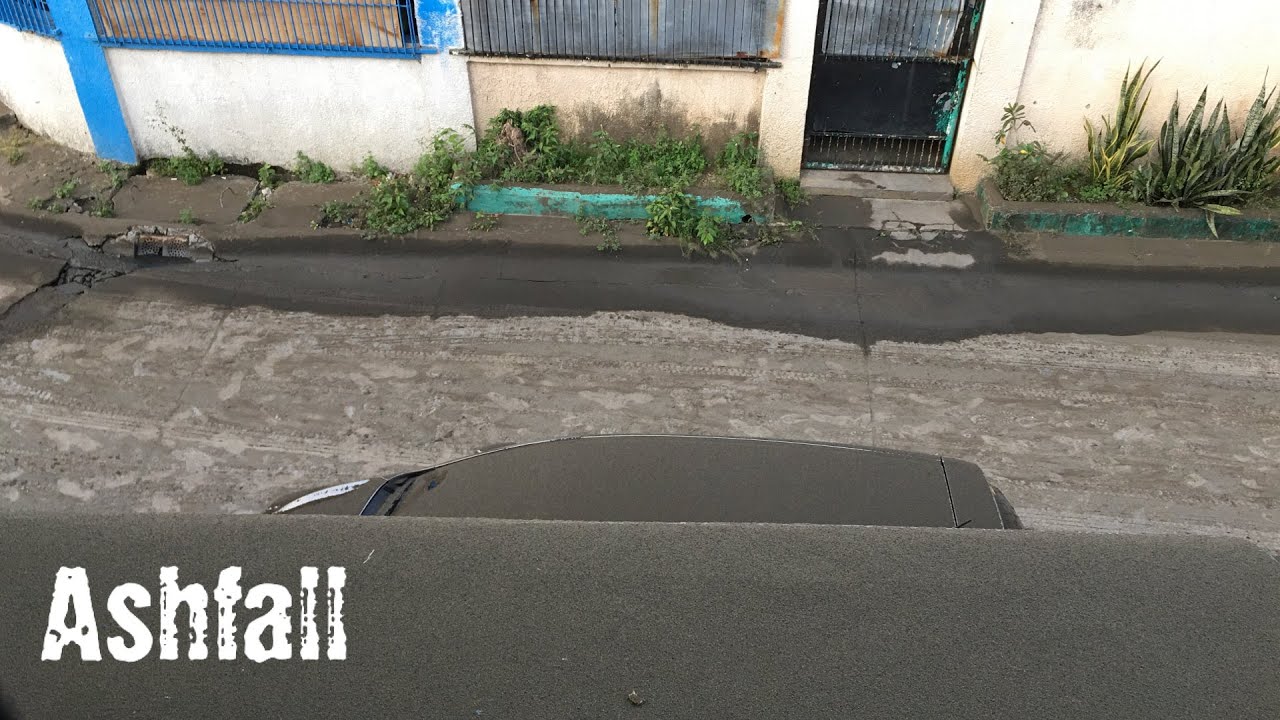 Ashfall in San Pedro Laguna from Taal Volcano Eruption (Jan. 12, 2020)