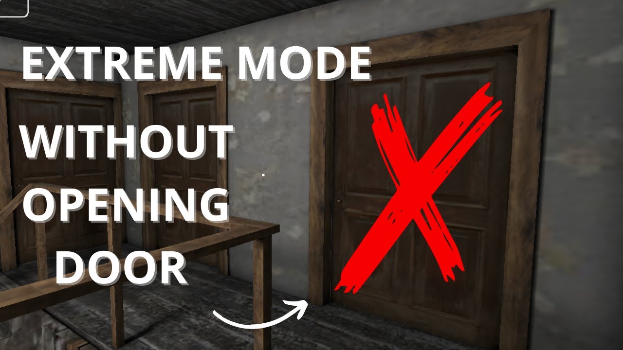 Granny 1.8 Extreme mode Challenge (without opening doors) YouTube