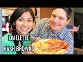 INTENTAMOS HACER UN DESAYUNO TÍPICO DE EEUU CON MI ESPOSO | PALU MOM