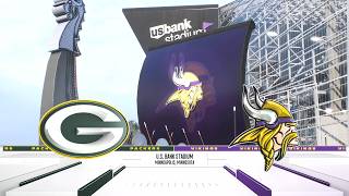Madden NFL 26 - Green Bay Packers Vs Minnesota Vikings PS5 Simulation Week 1 (Madden 27 Rosters) Wealth