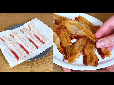 video Crispy Bacon in 1 minute the hack that will change your life , Worldwide Recipes Crispy Bacon in 1 minute the hack that will change your life