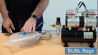 BUBL Bag - Small BUBL Bag inflation device