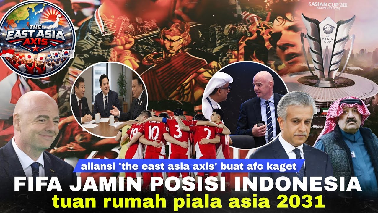 FIFA 100% Dukung Indonesia, AFC Dalam Tekanan: Indonesia Jepang Korea Buat Kerjasama. HOST ASIAN CUP