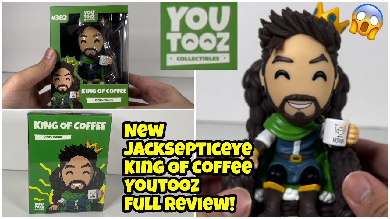 New Jacksepticeye King Of Coffee Youtooz Full Review!!! YouTube