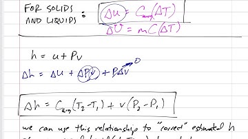 Thermodynamics - 4-5 Specific heats of solids and liquids