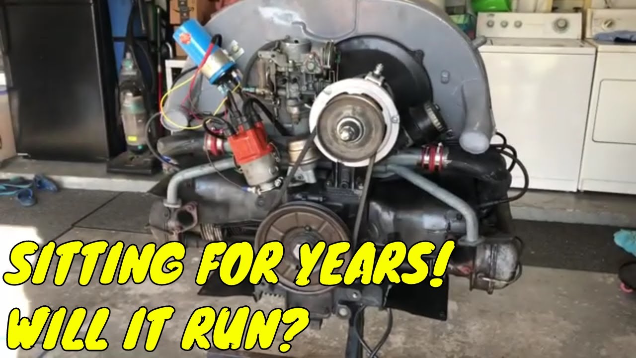 VW Bug Engine Sitting For Years! The Start Stand Control Box Works