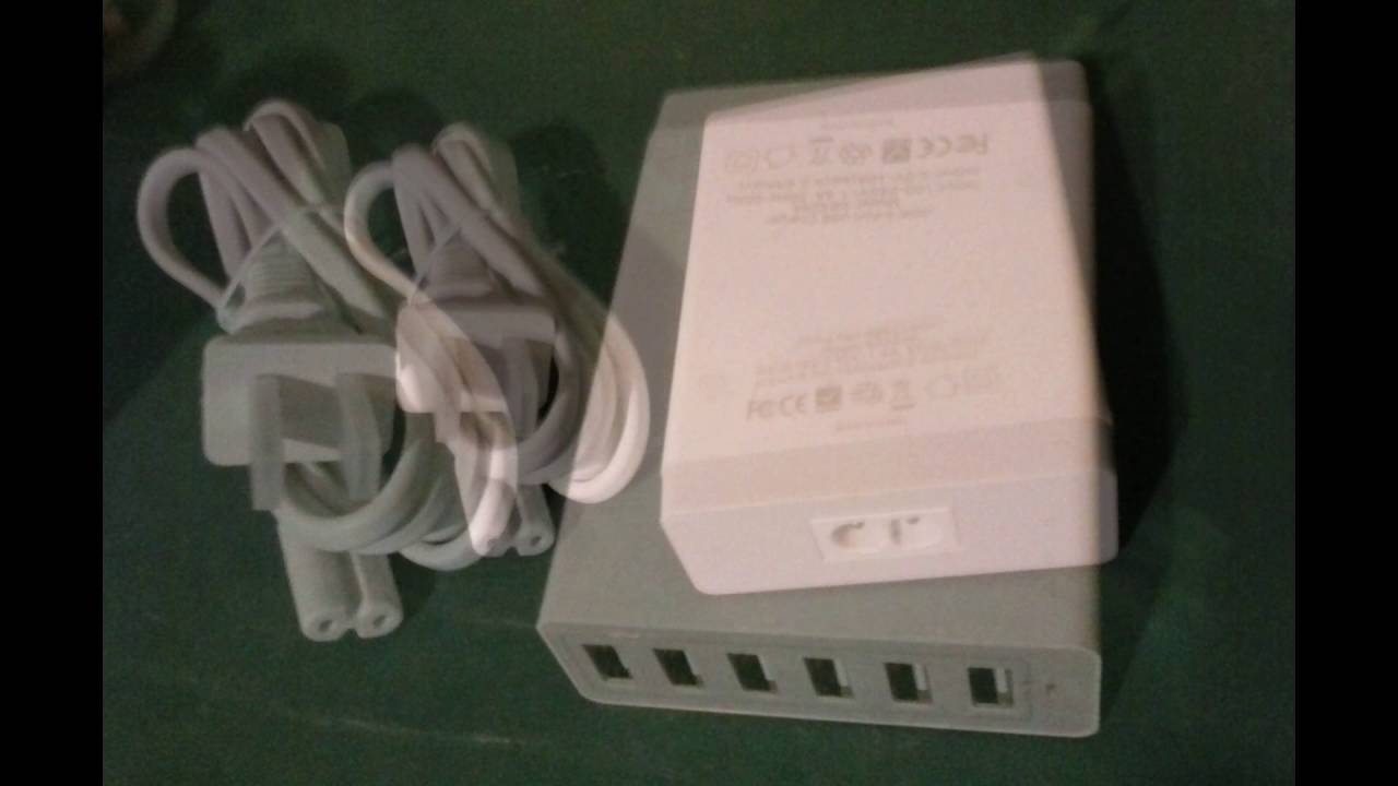 50w 6-port Usb Charging Hub from Treeccoo