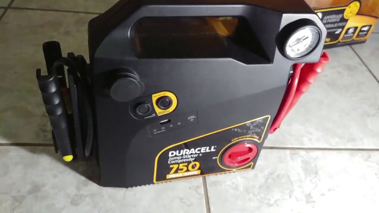 Duracell Jump Starter/Booster Pack YouTube