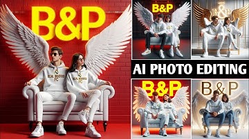 Create 3D Ai Wings Couple Images With Name Photo Editing | Bing Image Creator