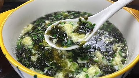這才是紫菜蛋花湯的正確做法，湯鮮味美，掌握好技巧，只要3分鐘就能學會【小家廚記】