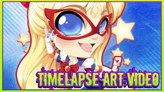 Chibi Colouring Video: Sailor Moon S (Sailor V)