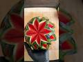 Watermelon #cuttingskills #supersalad #satisfying #shorts #fruitcutting #fruitcarving #西瓜