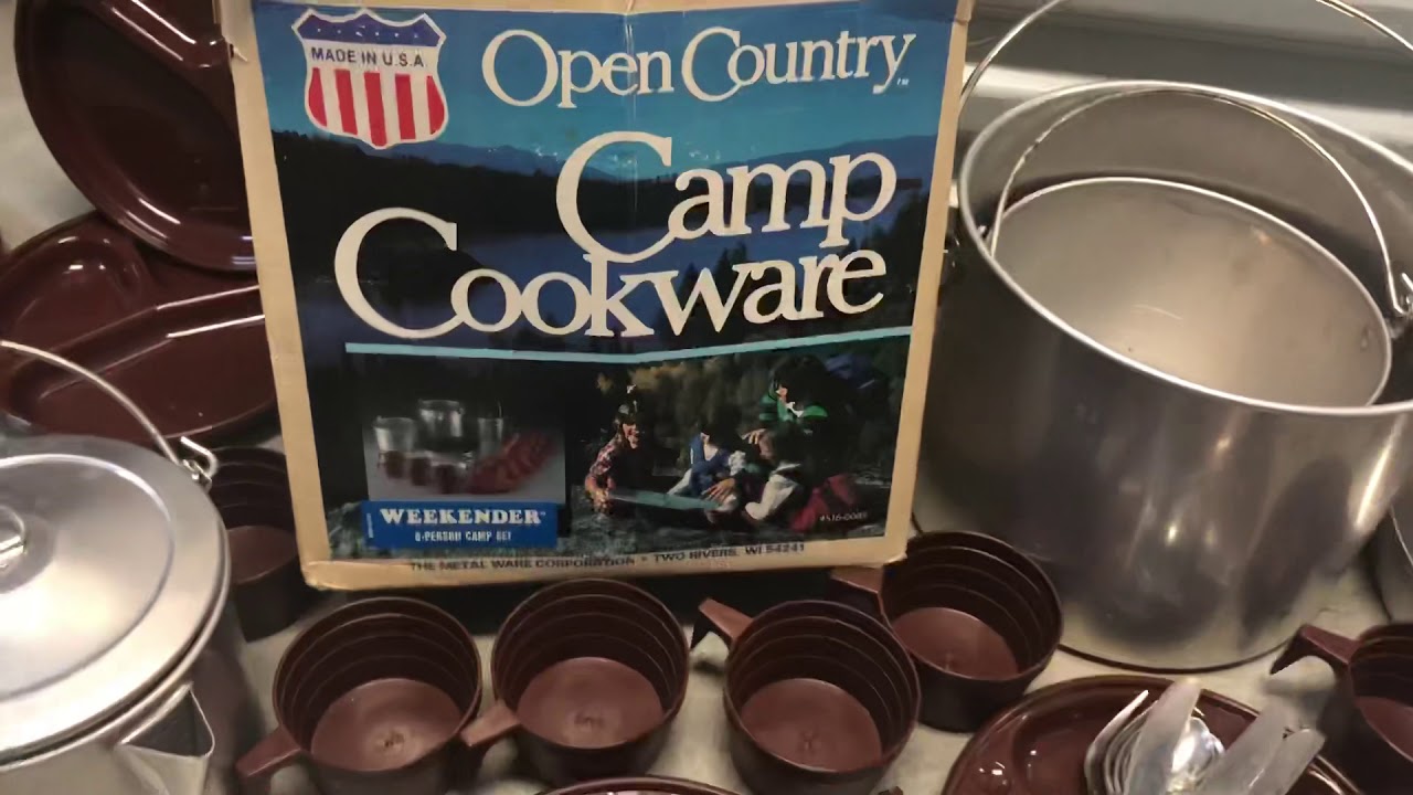 Open Country Camp Cookware “Weekender/ 6 Person Camp Set” 1980s 80s Then 80s Now YouTube