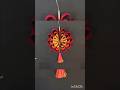 "Make very easy diwali decor wall hanging "#shortvideo #viralvideo