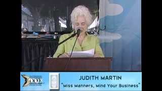 Gaithersburg Book Festival 2014: Judith Martin