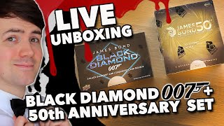 LIVE James Bond BLACK DIAMOND Card Unboxing + 50th Anniversary Set