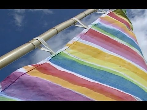 Video: Wie Man Eine Flagge Näht
