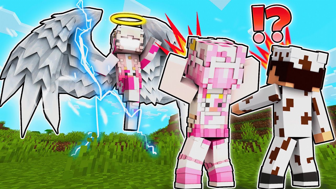 MOMON MENJADI TUHAN UNTUK MENYELAMATKAN MOOCI, MILO dan UMAT MANUSIA di MINECRAFT