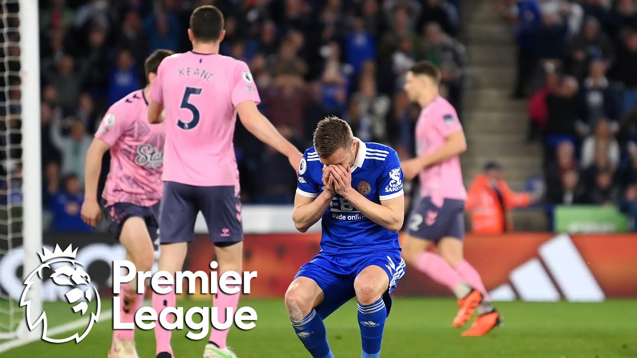 Leicester exit drop zone after fourgoal thriller v. Everton Premier