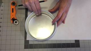 Tips for quickly cutting parchment circles for your cake pans by Shani's Sweet Art 1,957 views 7 years ago 2 minutes, 49 seconds