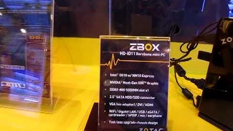 HG - Computex 2010 - Zotac - Mini ITX Motherboard and ZBox Barebone