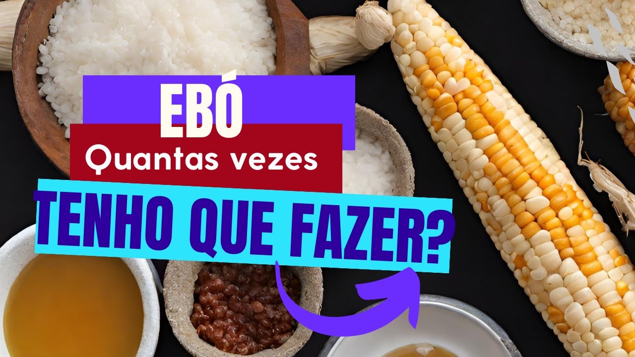 Ebó, quantas vezes são necessários?  @Kitanda dos Orixás